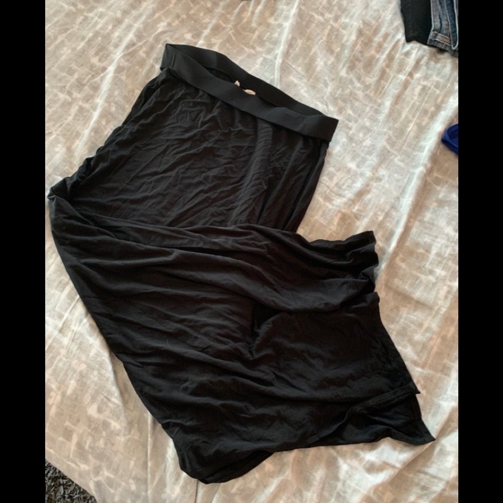 AE double slit maxi skirt